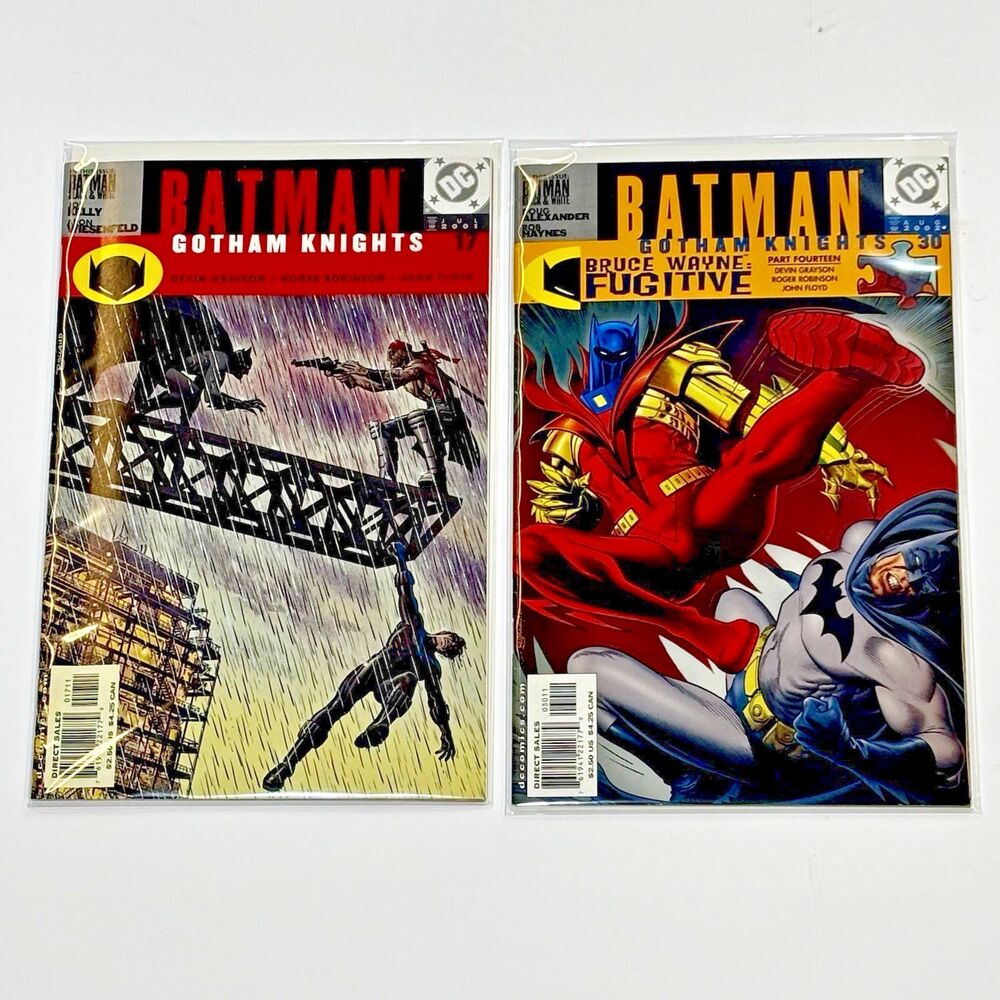 Batman Gotham Knights #17 and #30 DC Comics NM 2001, 2002